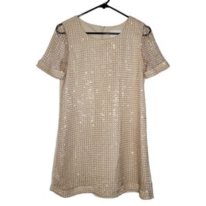 J.O.A Sequin Mesh Cocktail Dress Size XS